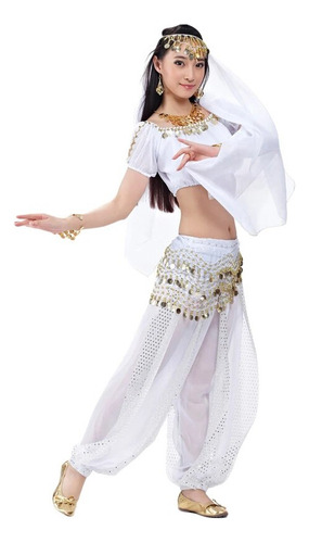 Trajes De Dança Indiana Para Adultos Bollywood Belly Dance W