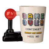 Taza Tazón Joystick Game Over 5d Mug Ceramica Control 
