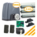 Kit Motor Porton Corredizo Pesados 600kg 4 Metros Rossi Nano