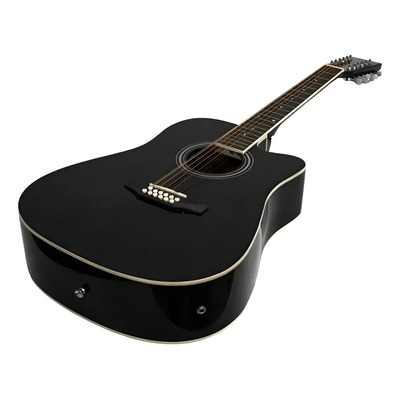 Guitarra Electroacustica Docerola Negra Segovia Sgg12bk Full Color Negro Orientación De La Mano Diestro | Meses sin interés