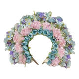 Corona De Flores Chinas Han, Diadema Floral, Accesorio Para