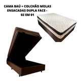 Cama Box Baú + Colchão Ensacadas Casal