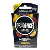 Condones  Látex Prudence Sabor Y Aroma Caribbean 5 Condones