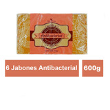 Jabón Artesanal Antibacterial 6 Pz De 100g C/u 
