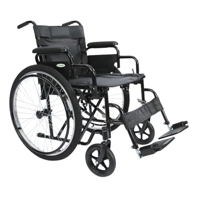 Silla Ruedas Todoterreno Con Descansapiés Desmontables Ecg19 Negro | Envío gratis