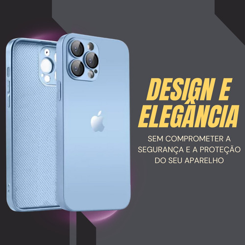 Capa Capinha De Vidro Compatível iPhone 12 12 Pro 12 Pro Max