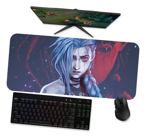 Mousepad Gamer Grande 90x40 Cm - Arcane Jinx 4