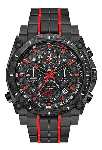 Reloj Bulova Hombre Precisionist 98b313 100% Org Grt 3 Años 