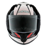 Casco Moto Integral Mac Speed Suzuka Visor Simple Top Racing