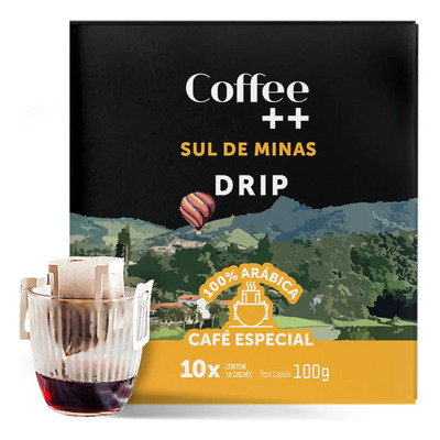 Sul de Minas Coffee ++ Drip Coffee 10 sachês 100g | MercadoLivre