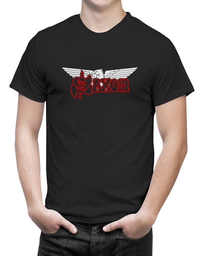 Camiseta Masculina Show Banda Saxon Tour 2023 Heavy Metal 2