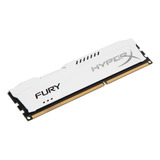 Memoria Ram Kingston Hyperx Fury 4gb Ddr3 Blanco Hx318c10fw