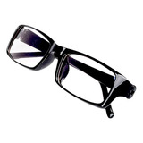 Lentes Filtro Luz Azul Unisex Diseño Rectangular Black