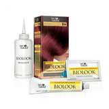  Biolook Tan Natural Tintura Permanente Kit Completo Tono 7.7 Rubio Chocolate