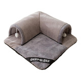 Cama Túnel For Gatos, Cabaña, Ejercicio, Gris S