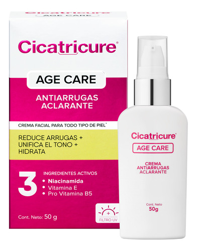 Cicatricure Age Care Crema Antiarrugas Aclarante 50 G