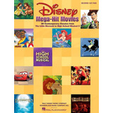 Libro Partituras Películas Disney Mega-hit 