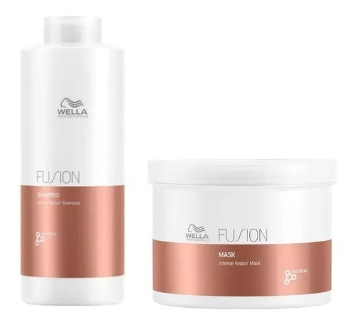 Wella Fusion - Kit Sh 1000ml + Máscara 500ml