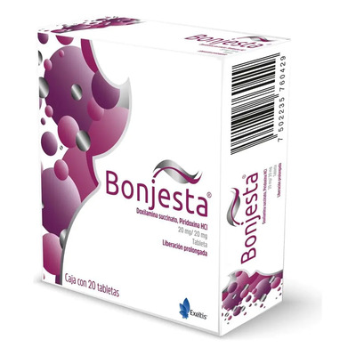 Bonjesta Tableta 20 Mg\u002F20 Mg, 20 Tabletas | Meses sin interés