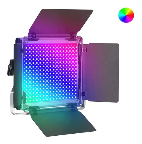 Painel Iluminador Led Rgb U60t Video Light 60w Slim Bivolt Cor Da Estrutura Preto 110v/220v