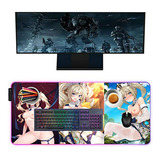 Alfombrilla De Ratón Sexy Anime Girl Rgb Mouse Pad Gaming Co