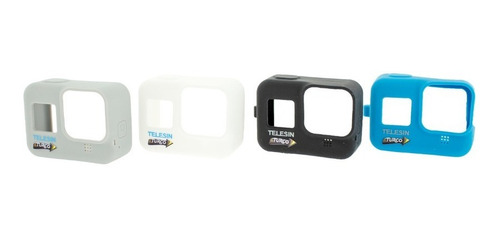 Funda En Silicona Antishock Telesin Gopro Hero 8 Black