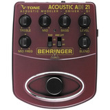 Adi21 Pedal Behringer V-tone Adi 21 P/ Violão - Original 