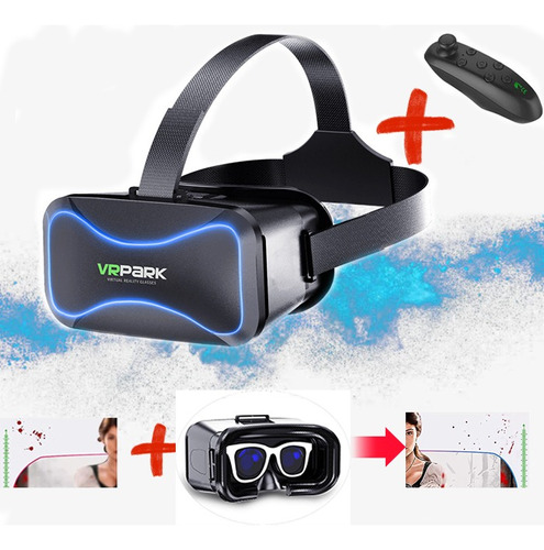 Smartphone Realidad Virtual Gafas 3d Para Android Ios Negro