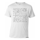 Camiseta Matemáticas Unisex, Estampado Sublimado Original