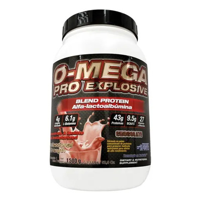 Proteína Whey F&NT Omega Pro 1.5kg Chocolate Alto en BCAA y Glutamina | Meses sin interés