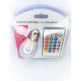 Ampolleta Led 5w 16 Colores Rgbw-white Control Remoto 