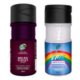  Kit Melro Violet E Diluidor Arco Iris 150ml Kamaleão Color Tom Marsala