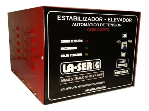 Elevador De Tensión Automático 22 Kva Rango 140v-220v Laser