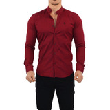 Camisa Cuello Mao White John Leopard Slim Fit Envío Gratis