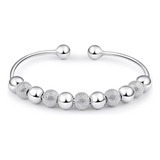 Pulseira Bracelete Feminino Folheada A Prata 950 Pf 103