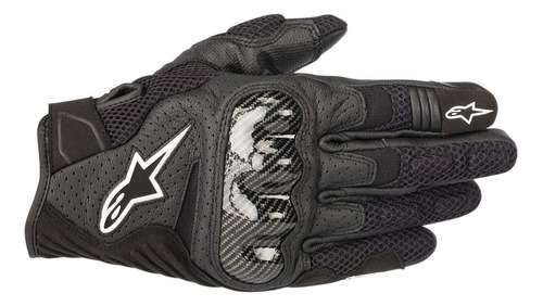 Guante De Moto Alpinestars Smx-1 Air V2 Para Hombre, Negro,