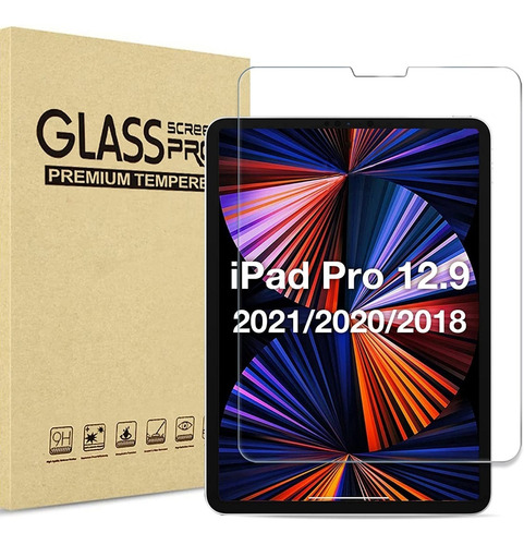 Mica Cristal Templado 9h Para iPad Pro 12.9 2021 2020 2018