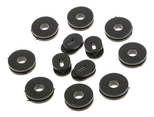 6 Tapa Lateral Ojales Gs12 Gs12 Negro