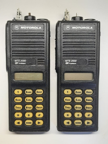 Rádio Motorola Mts2000 Flashport (02 Unidades No Estado)