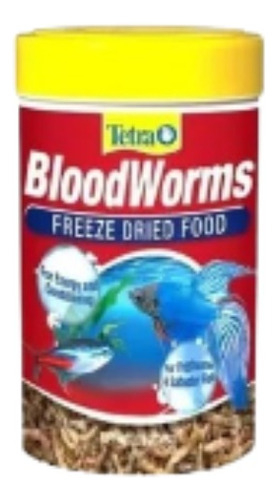 Alimento Para Peces Tetra Blood Worms 7 G Larvas Mosquito 