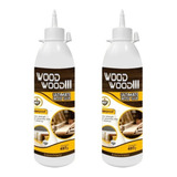 Kit 2x Cola Wood Wood 3 Atóxica Madeira Mdf 497g