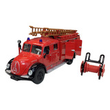 Camión Magirus Bomberos Auxiliar Escala 1:50 Siku 4115