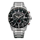 Citizen Eco-drive Pcat - Reloj Para Hombre, Esfera Negra, A.