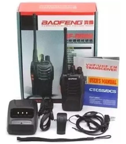 2 Radios Baofeng Bf-888s Uhf 2 Vias 3km Alcance 16 Canales