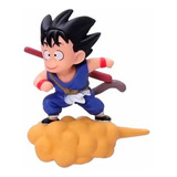 Goku En Su Nube Voladora Adorno Para Pecera Flotante