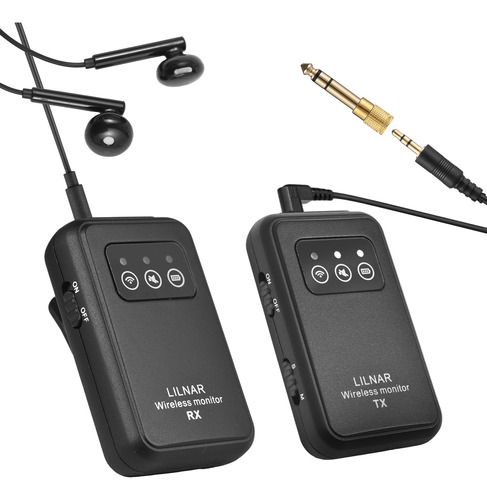 Set Receptor Ear Monitor System Live Phone Studio In 2.4 G