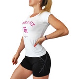 Remera Manga Corta Deportiva Urbana Mujer Fuark Fit Gym 