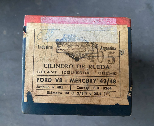 Cilindro De Freno Rueda Ford V8 - Mercury 42/48 Foto 5