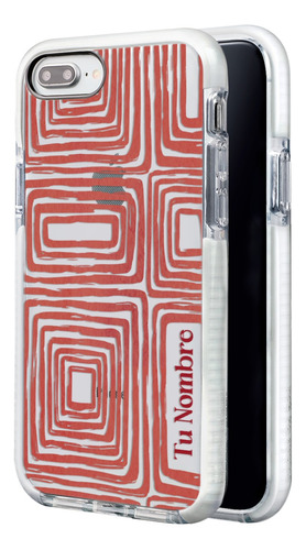 Funda Para iPhone Mujer Abstracto Personalizada Tu Nombre