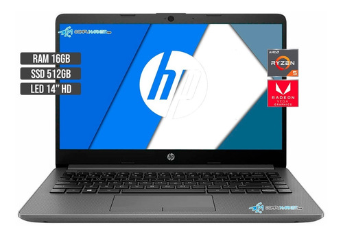 Portatil Hp Amd Ryzen 5 5500u Ssd 512gb Ram 16gb Led 14